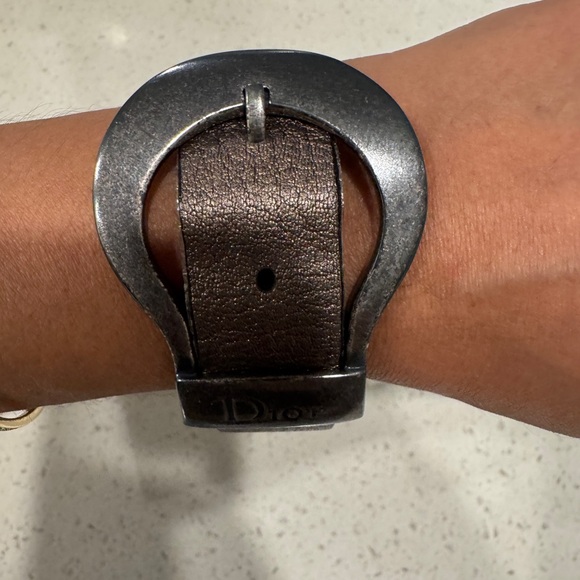 Dior Brown Leather Watch with Silver Accents - Picture 2 of 16